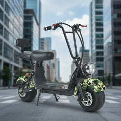 Mini Coco Harley Fat tyre Electric scooter with Removable Battery