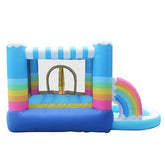 Megastar Inflatable Rainbow Bounce House with Built-In Ball Pit - - Multi Color - MEGA STAR MARKETING