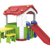 playhouse with Table, Chairs and slide