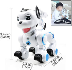 Remote Control Robotic Dog RC Interactive Intelligent Walking Dancing Programmable Robot Puppy Toys Electronic Pets with Light and Sound for Kids Boys Girls - MGA STAR MARKETING