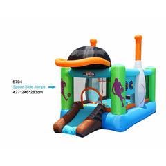 Inflatable Shuttle Space bouncer castle With slider - MGA STAR MARKETING