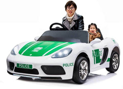 Licensed Ride On Police Car 2 seater XXL Size Battery Powered 12V Side