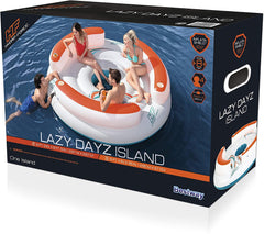 Inflatable floating island