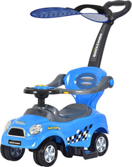 Smart Push car with Canopy shade & Parental Handle