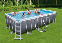 Bestway Power Steel Frame Rectangular Pool