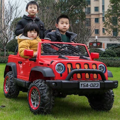 Metallic Azure kids Electric Jeep