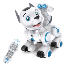 Remote Control Robotic Dog RC Interactive Intelligent Walking Dancing Programmable Robot Puppy Toys Electronic Pets with Light and Sound for Kids Boys Girls - MGA STAR MARKETING