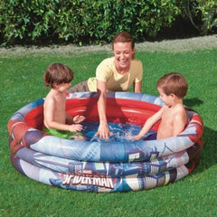 Spiderman 3 Ring Inflatable Kids Pool