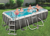 Power Steel Rectangular Rattan Pool