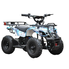 Motoworks 800w 36v Electric Farm Brushless Kids Quad Bike Blue