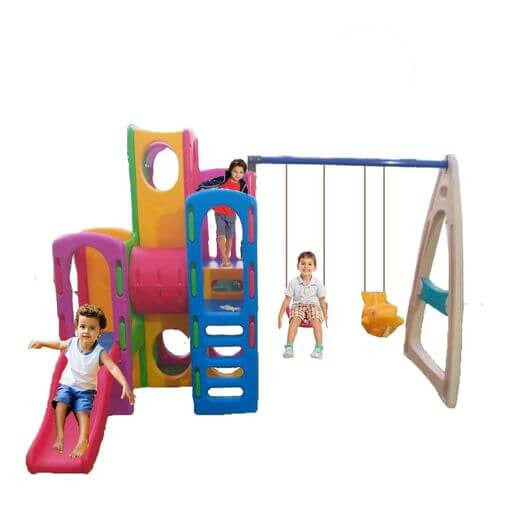 Kids Hide & Seek Play Area With Slides
