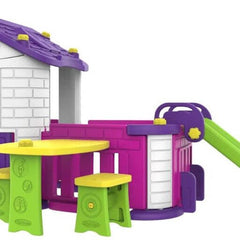 playhouse with Basketball Hoop, Slide and kid's Play