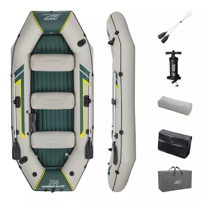 Hydro-Force Ranger Elite X4 Raft Set 10'6" x 58"-Green