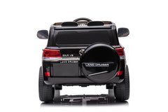 electric Toyota land cruise ride on with rc for kids - Metallic grey