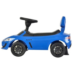 Blue Licensed Ride On Megastar Maserati Push Car for Kids Side