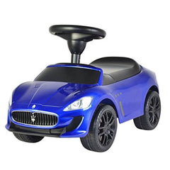 Blue Licensed Ride On Megastar Maserati Push Car for Kids