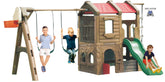 house garden swing and slide