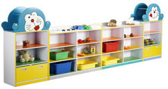 Doremon Kids wooden Storage Shelf
