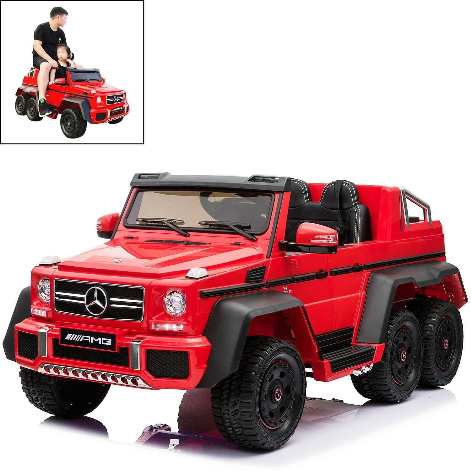 Megastar Ride On Mercedes Benz G63 12V Kids Electric jeep