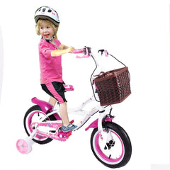 MEGAWHEELS Woody Willow 12 INCH Girls BICYCLE WITH BASKET & Training Wheels ASSORTED