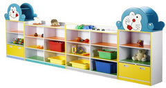 Doremon Kids wooden Storage Shelf