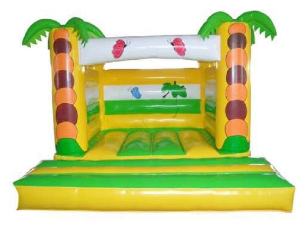 Raf Jungle Pal Inflatable Bouncy House Castle With Air Blower - Size 4 X 4 X 2.6 M