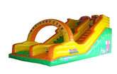 Raf Giant Wildlife Inflatable Bouncy Castle With Twin Slides - 8 x 4 x 4.8 mtr
