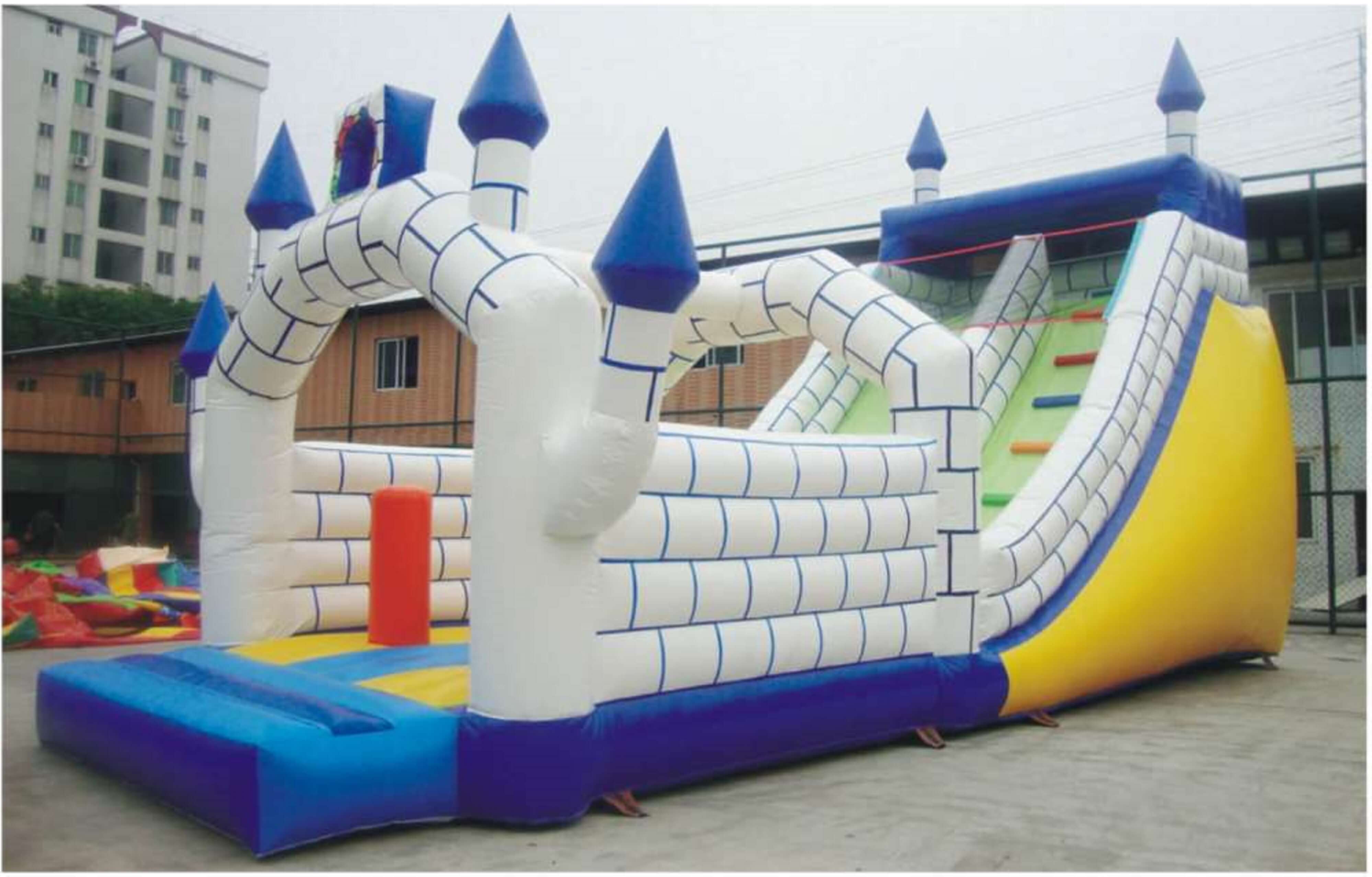 Megastar Snowy White Inflatable Playground Bounce House