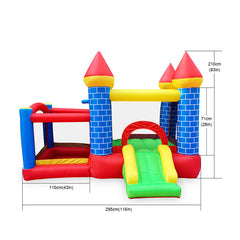 Megastar Inflatable Jumping Bouncer Castle Slider Trampoline with Air Blower - MEGA STAR MARKETING