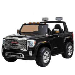 Megastar Ride on License GMC Kids Electric Jeep-Black