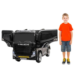 Megastar Kids Electric Ride-on Trailer Van Battery Powered 12V