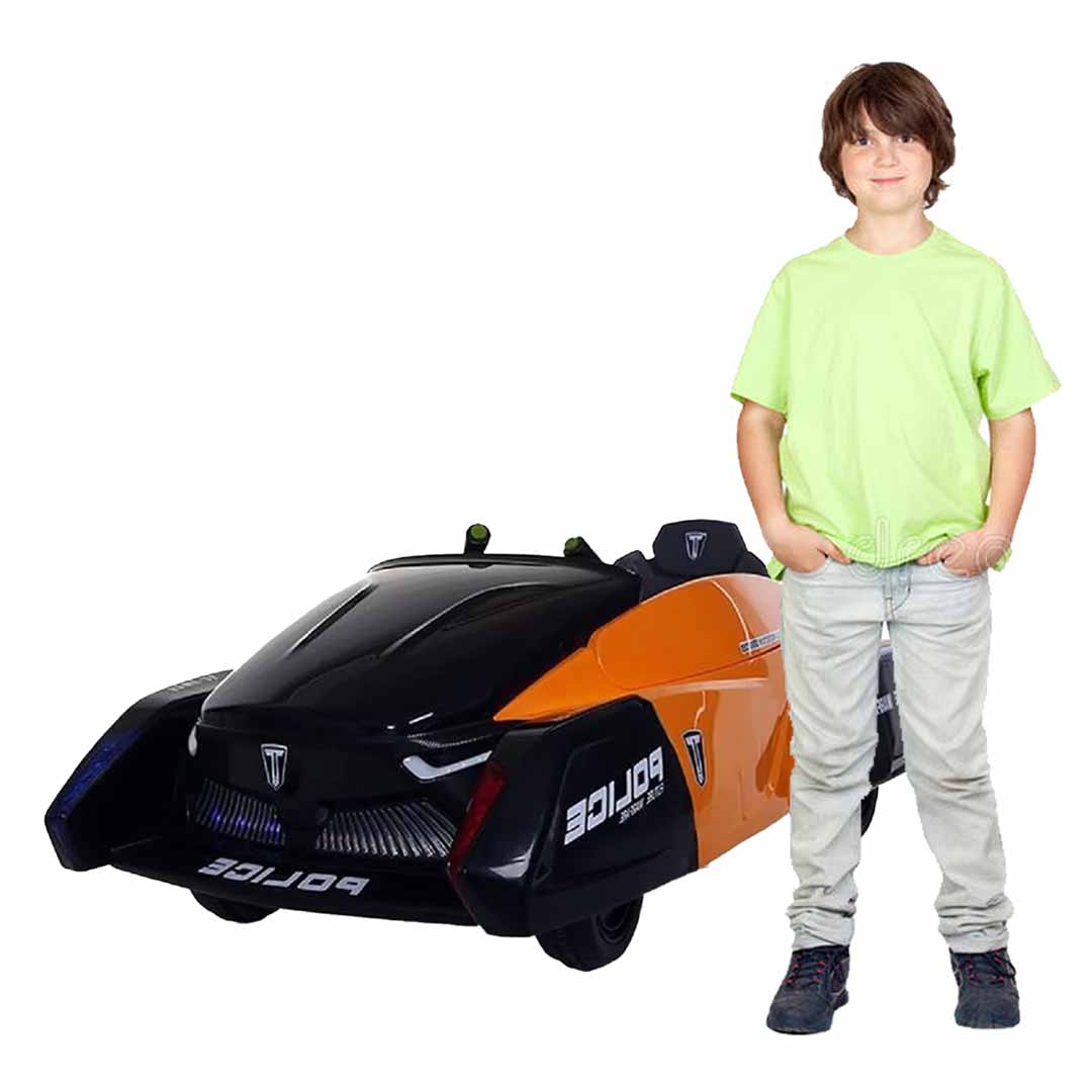 Megastar Kids Electric Rideon 12 v Police Caparo Swing