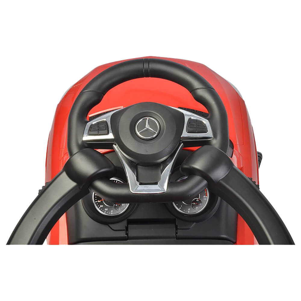 Steering Wheel of Licensed Mercedes Coupe Car With Push-Pull Handle