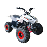 Megawheels 80 cc Atv Quad Bike 4 wheels for 5-10 yr old- red