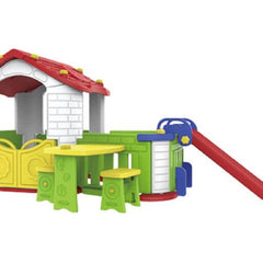 playhouse with Basketball Hoop, Slide and kid's Play