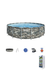 Bestway Power Steel Round Frame Pool