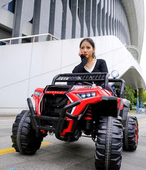 Red Blue Electric for Kids Jeep