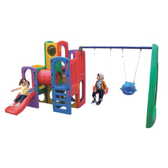 Kids Hide & Seek Play Area With Slides