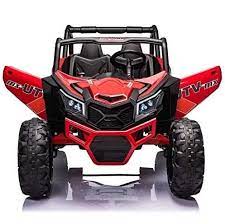Electric Powered Big size 24 v Red Ride on for kids with 2 seats