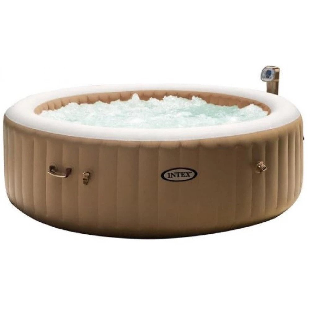 INTEX PureSPA Sahara Tan jacuzzi 4 personal wheel D196 x 71 cm