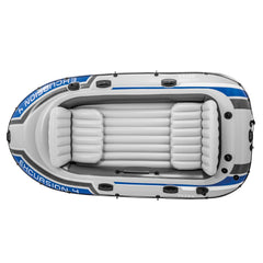 Intex Excursion 4 Rubber Dinghy Inflatable Boat Four Seats - MGA STAR MARKETING