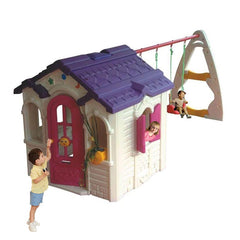 Mega Kids Farm Hut With Swing