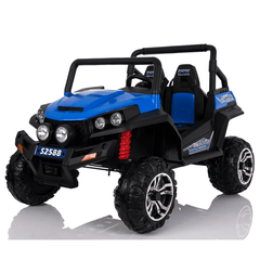 Red 2 Seater Rock Rash Jeep Ride On For Kids