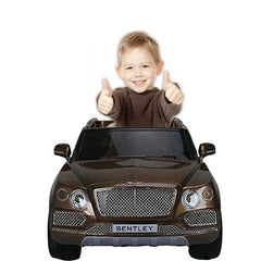 Brown Electric Ride On Bentley Bentayga Battery Car For Kids 12V