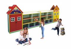 Sweet Home Kids Wooden Storage Shelf
