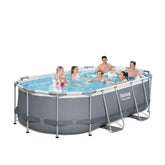 Bestway Power Steel Oval Above Ground Pool