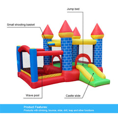 Megastar Inflatable Jumping Bouncer Castle Slider Trampoline with Air Blower - MEGA STAR MARKETING