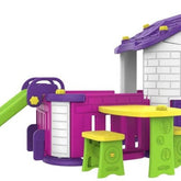 playhouse with Basketball Hoop, Slide and kid's Play