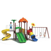 Giant Peg Playcenter With Swing & Slides