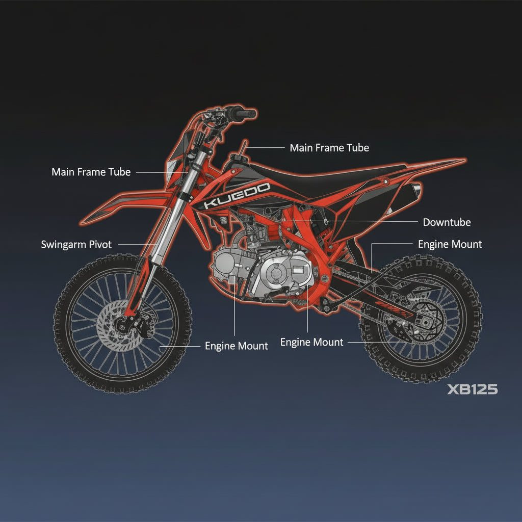 Kugoo XB125 Motorcycle with specifications